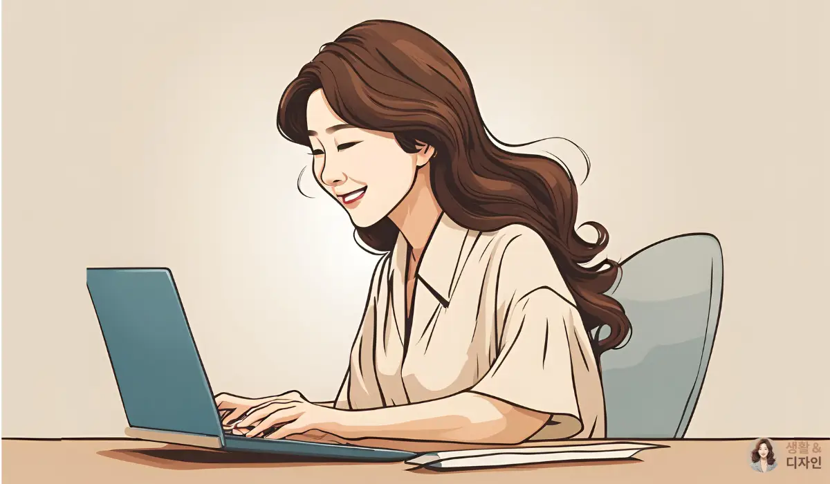 노트북-하는-40대-한국인-여자-02