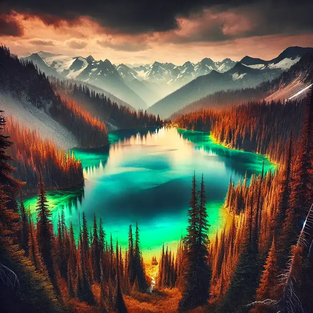 스펙트럼 호수, 색이 변하는 신비한 워싱턴의 산악 호수