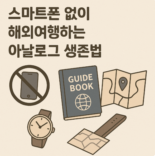 스마트폰 없이 해외여행하는 아날로그 생존법