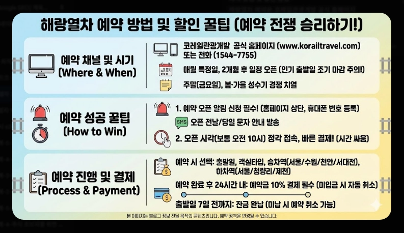 해랑열차 2박3일 전국일주 코스 [2026년 기준] 객실 가격 비교 및 할인 예약 꿀팁 (6)
