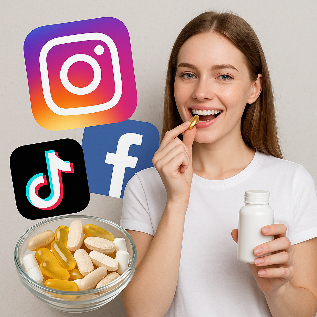 SNS 건강기능식품 재테크 관련 이미지