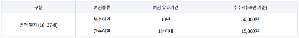 온라인 여권 재발급