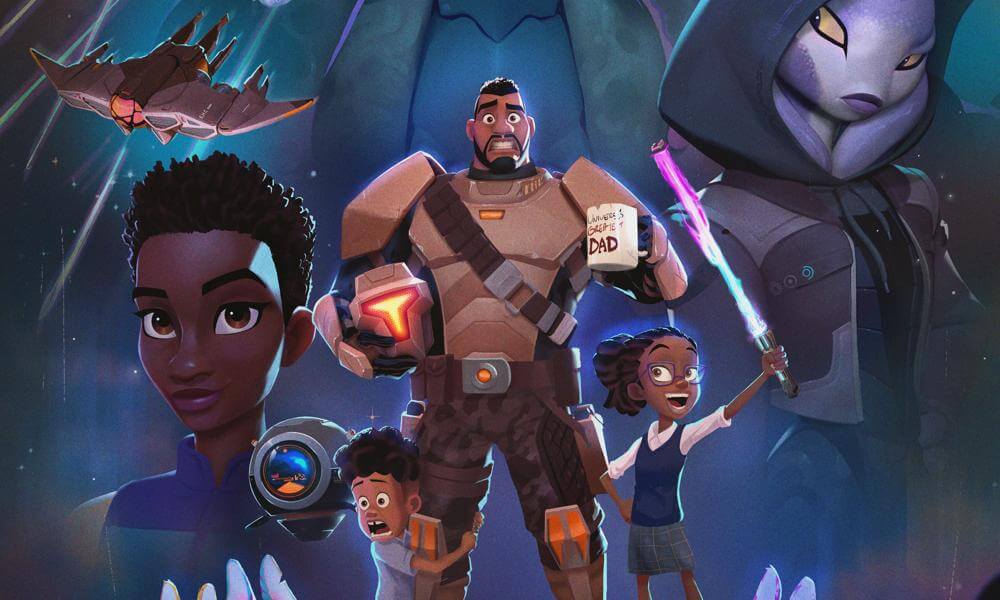 우리 아빠는 외계인 사냥꾼 애니메이션 포스터