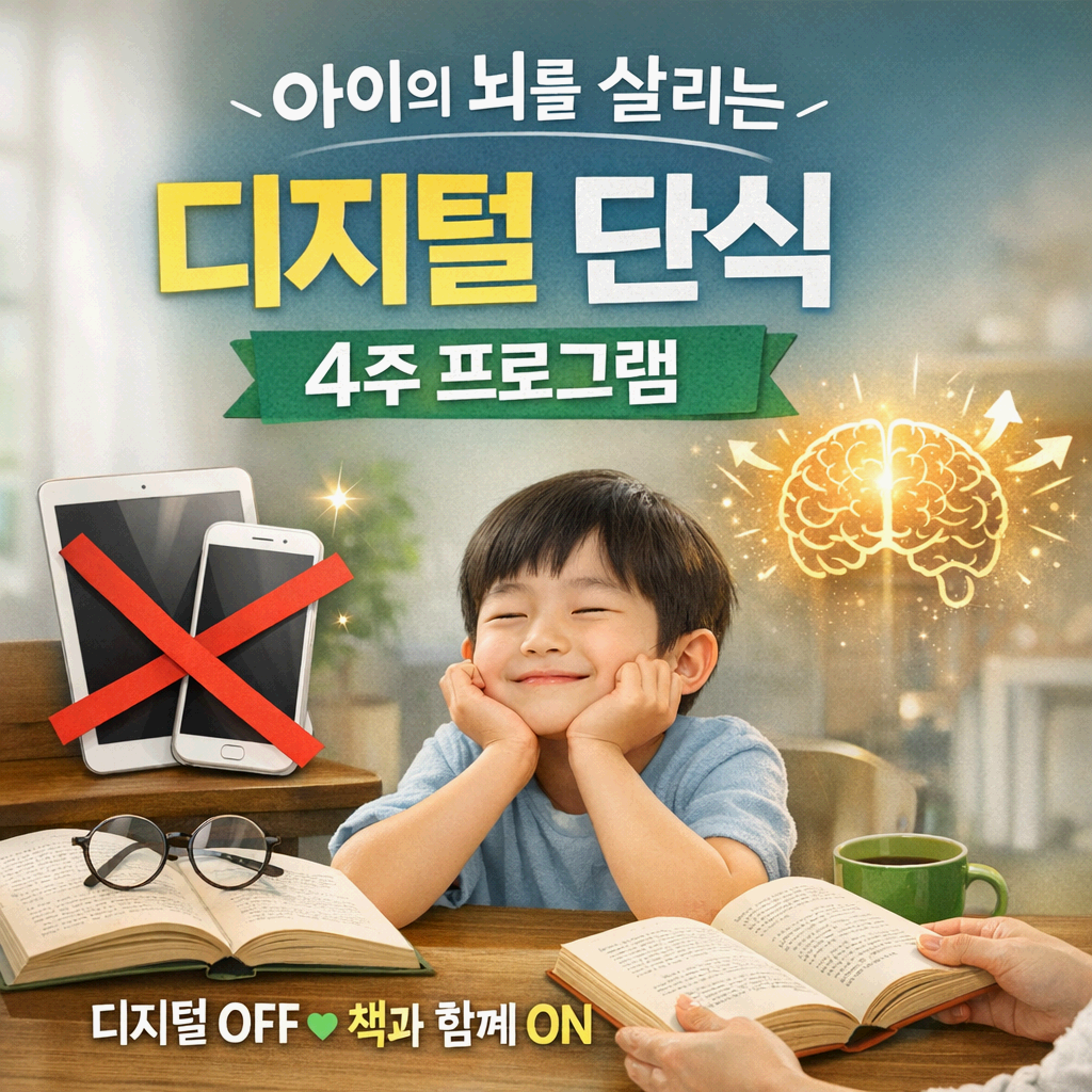 디지털 단식 / 아이의 뇌를 살리는 4주 프로그램-1