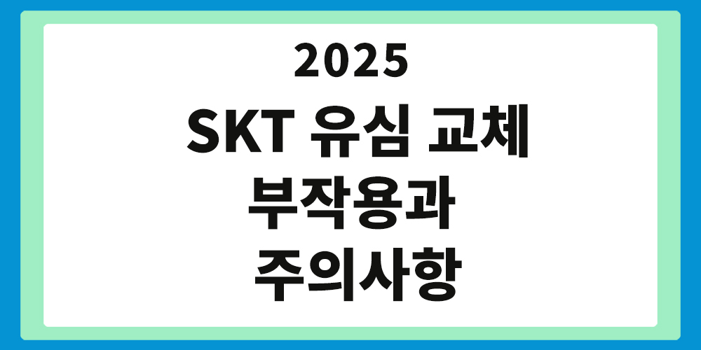 SKT 유심 교체, 유심 교체 부작용,