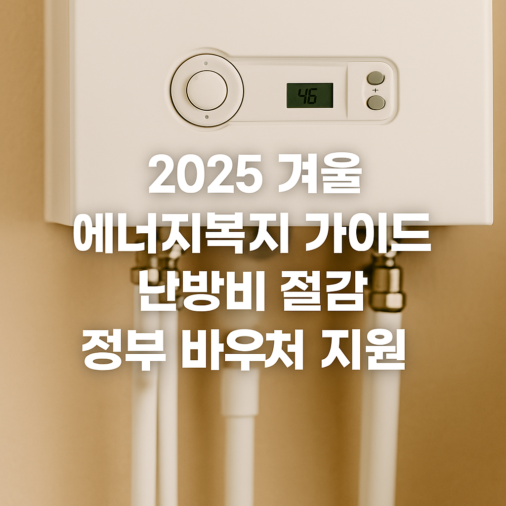 2025 겨울 에너지복지 가이드｜난방비 절감&middot;정부 바우처 지원
