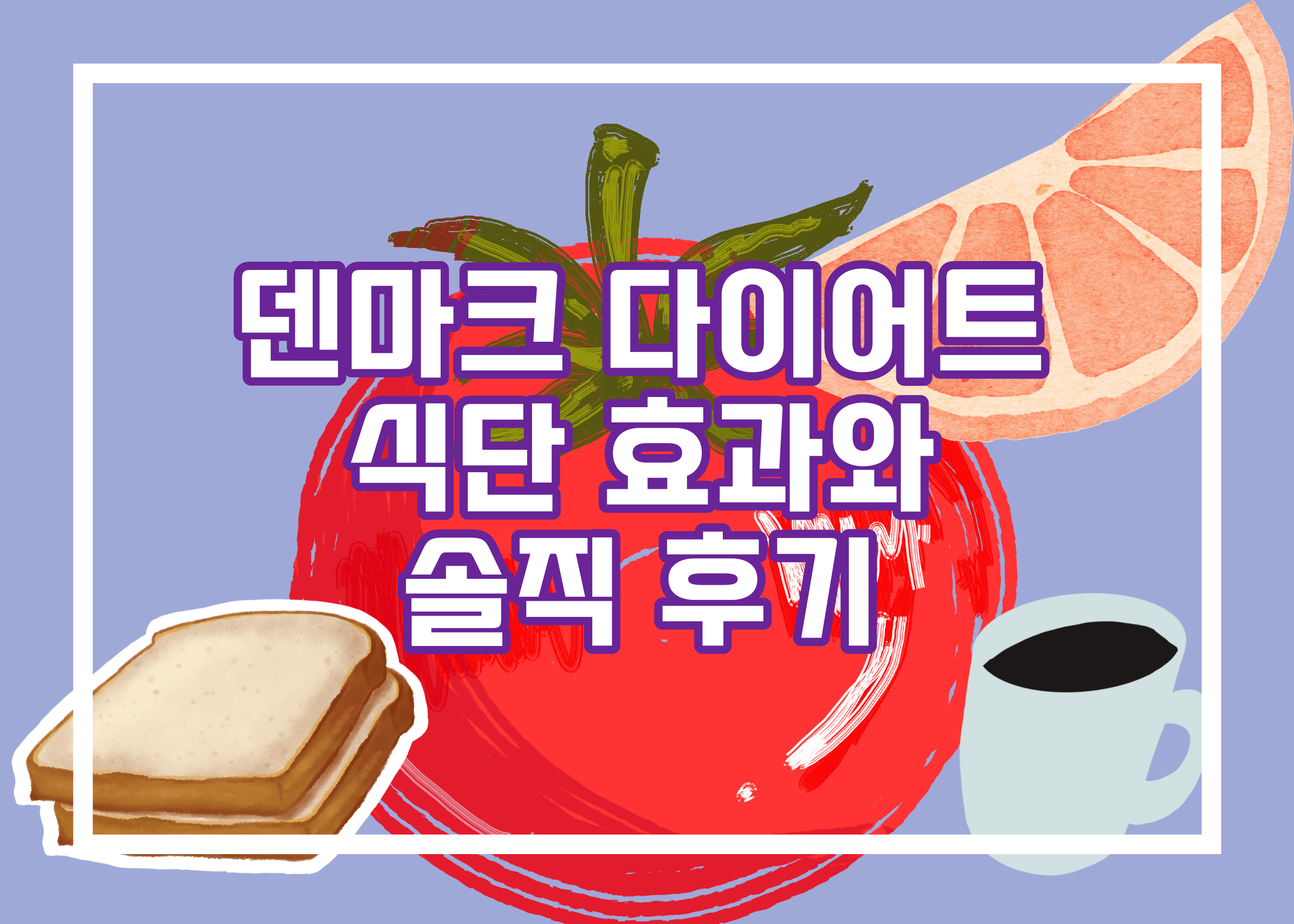 덴마크 다이어트 식단 솔직후기
