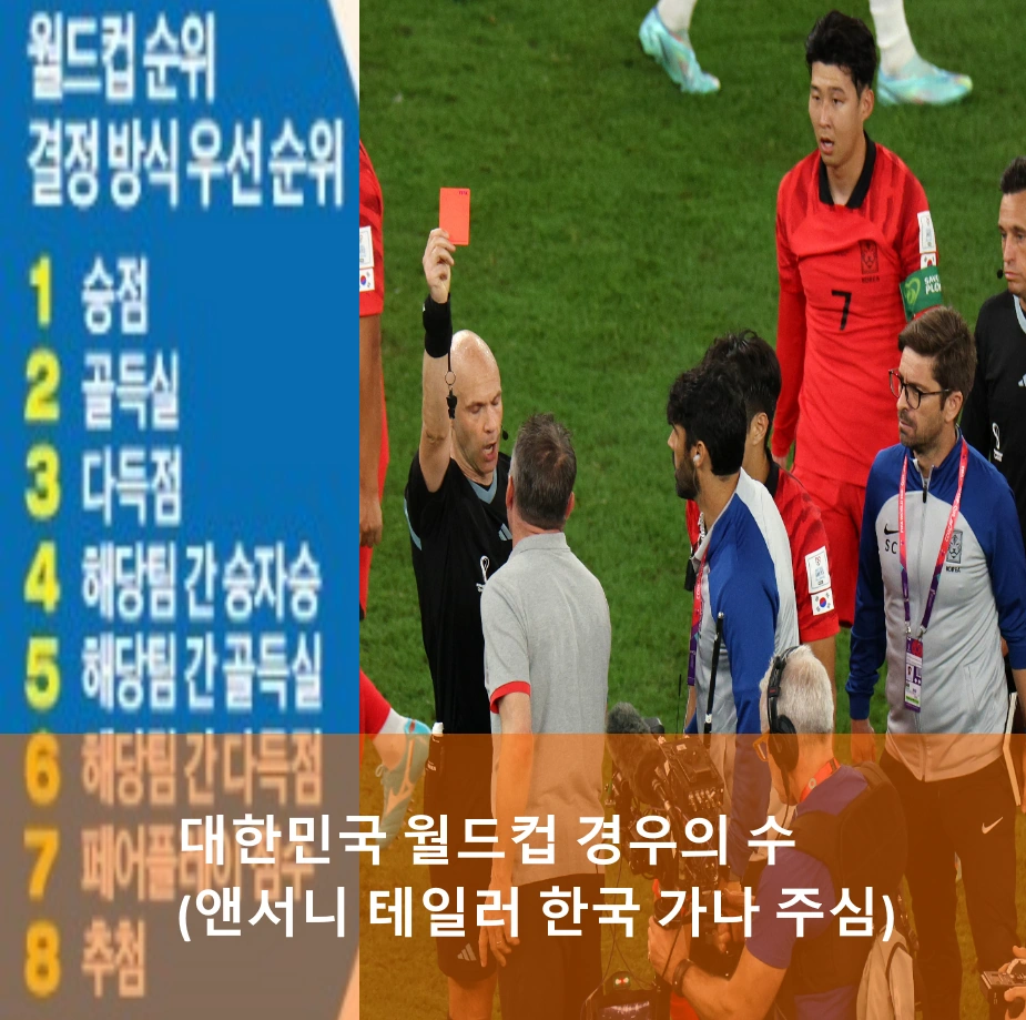 한국 가나 심판 앤서니 테일러 주심 