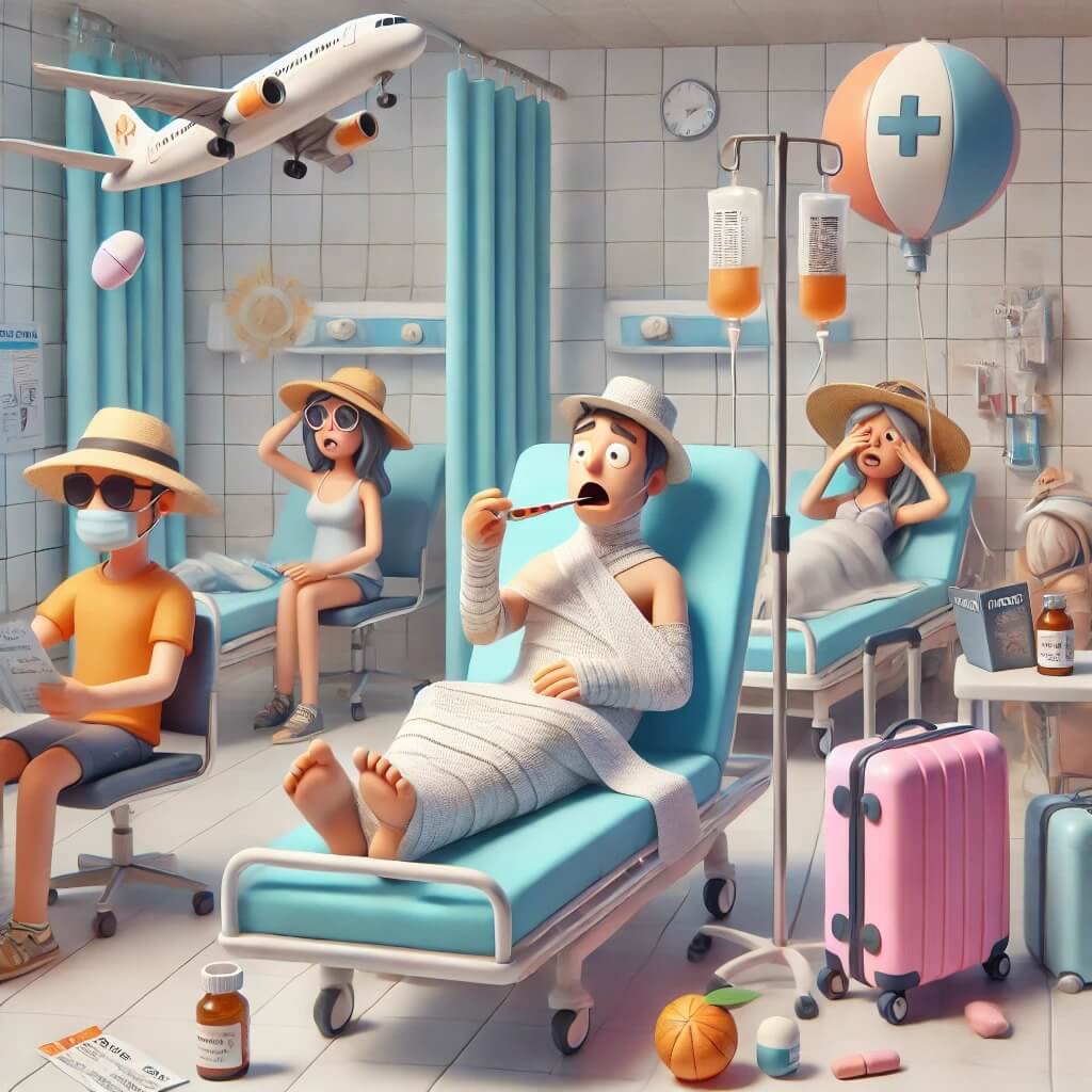 카카오, 마이뱅크, 현대해상, 삼성화재 여행자보험 상해 의료비 비교