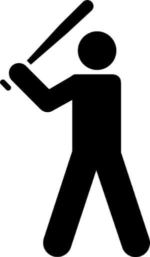 비오는 날 야구 경기 가족 관람에 대한 사진