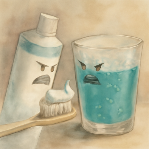 양치-가글-충돌