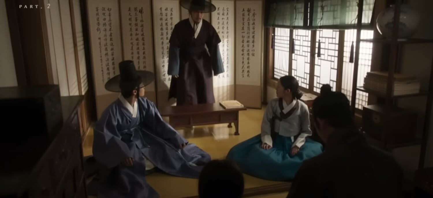 길채가 장현과 도망갔다고 믿는 구원무