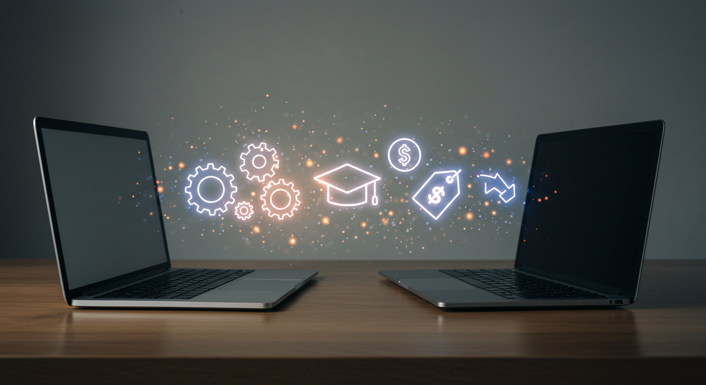 "맥북 vs 윈도우 노트북"에 대한 이미지입니다.