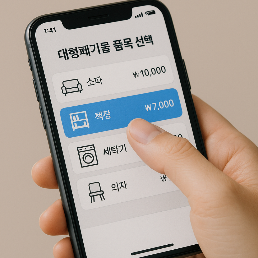 남양주시 대형폐기물 배출 방법