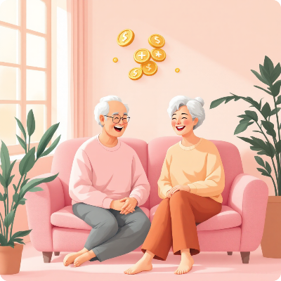 65세 이상 노인 건강지원금 이미지
