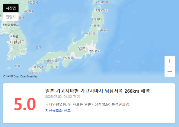 일본 7월 대지진