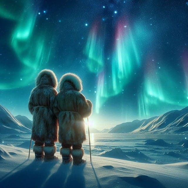 알래스카의 에스키모(I&ntilde;upiat) 조각 공예와 환경 메시지