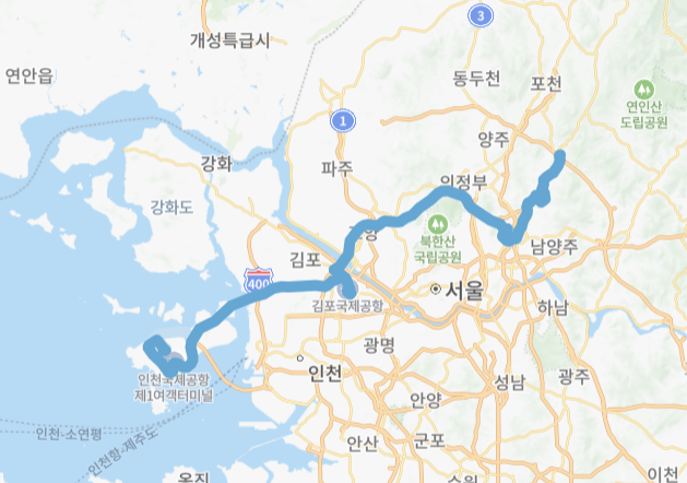 남양주-서울-인천-8844번-버스-노선-지도