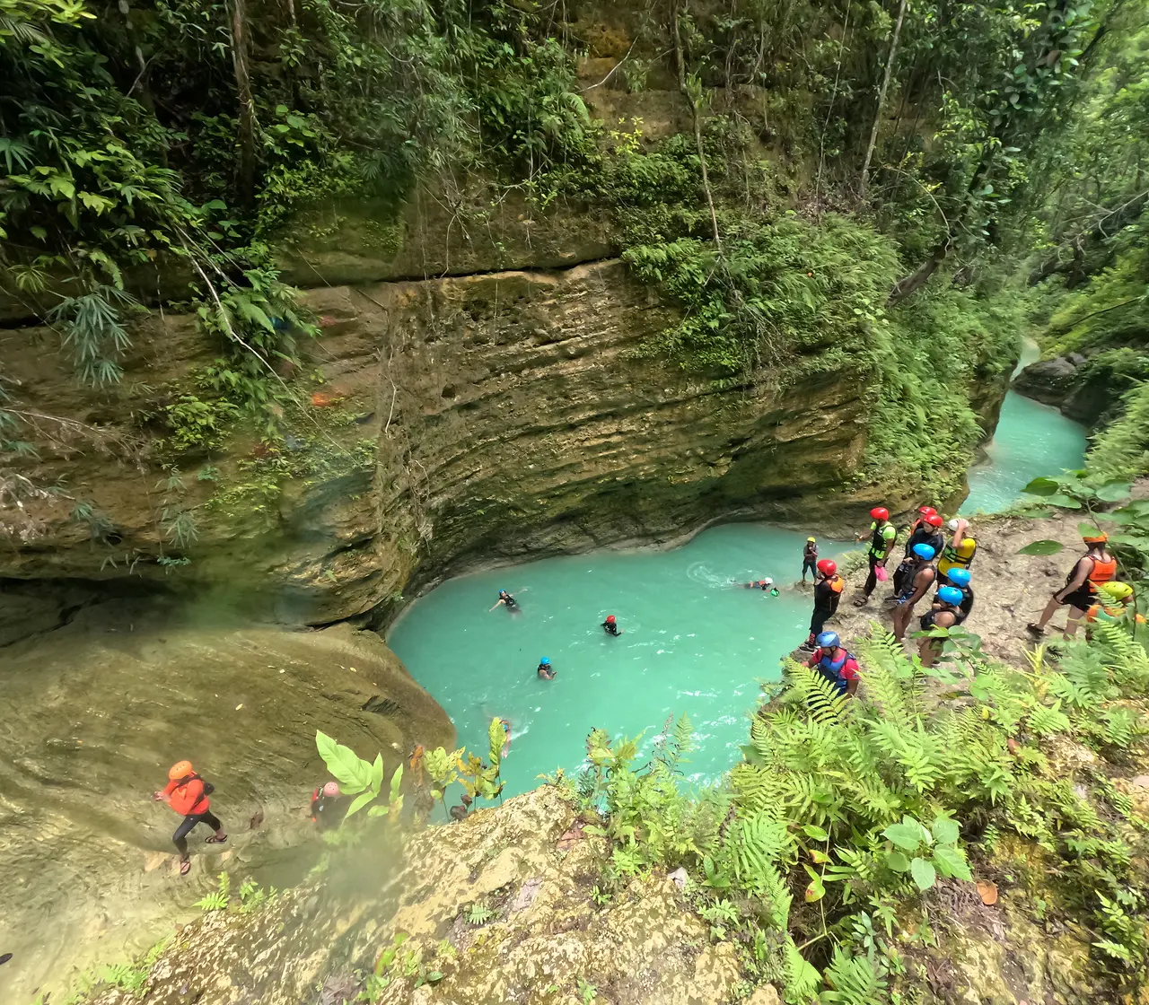가와산 캐녀닝 다이빙