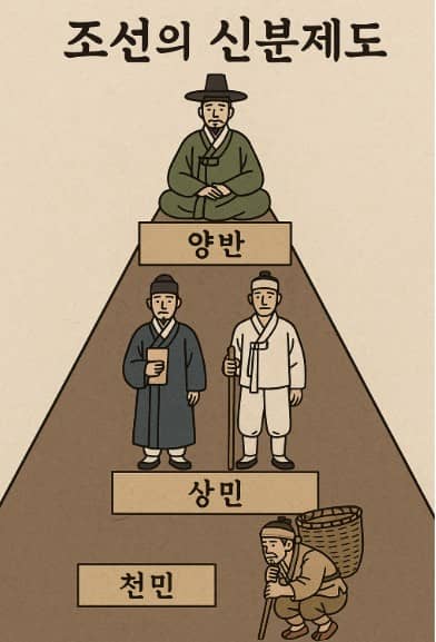 조선의 신분제도 천민에서 양반까지 알아보자
