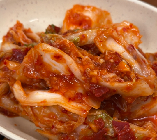 명동교자 마늘김치