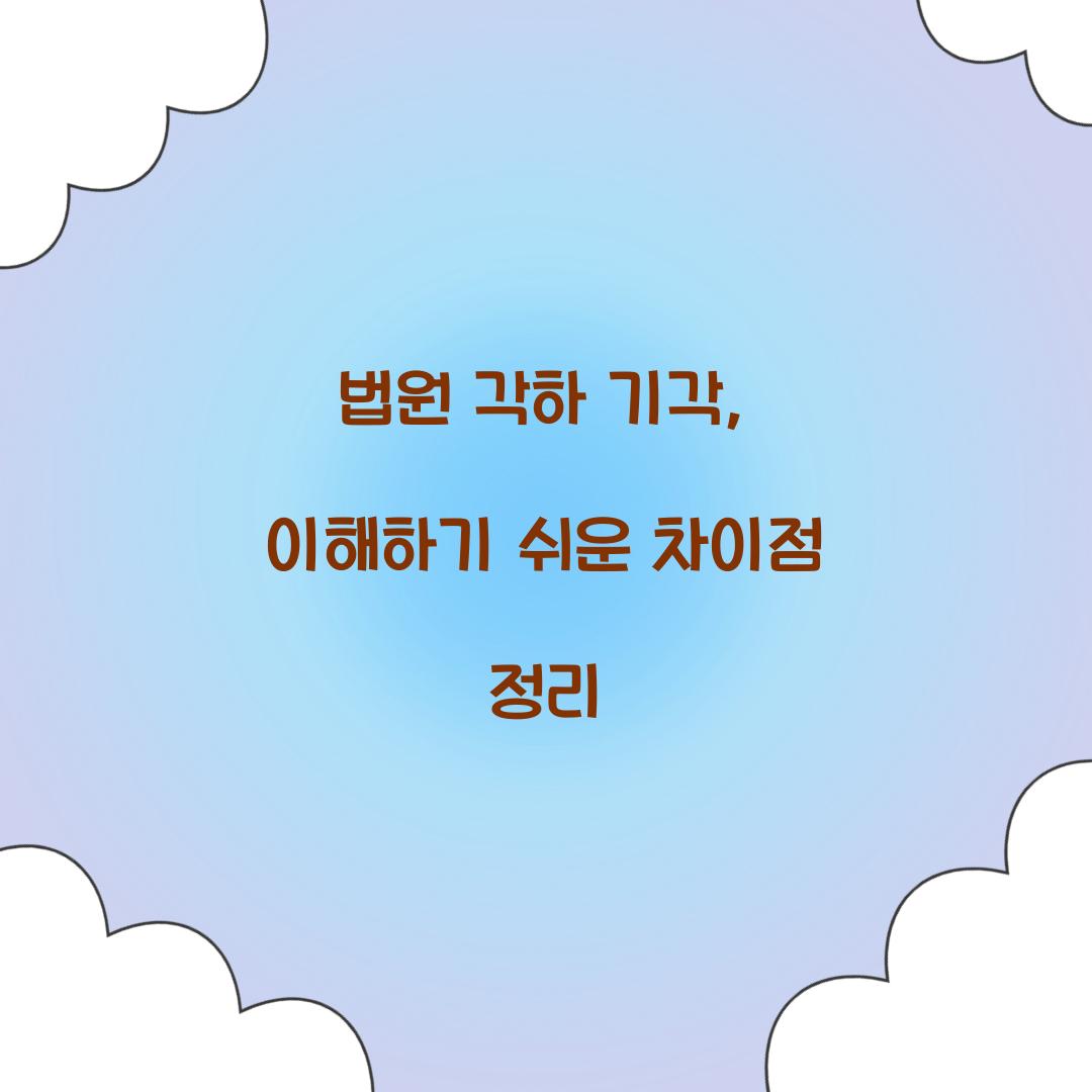 법원 각하 기각