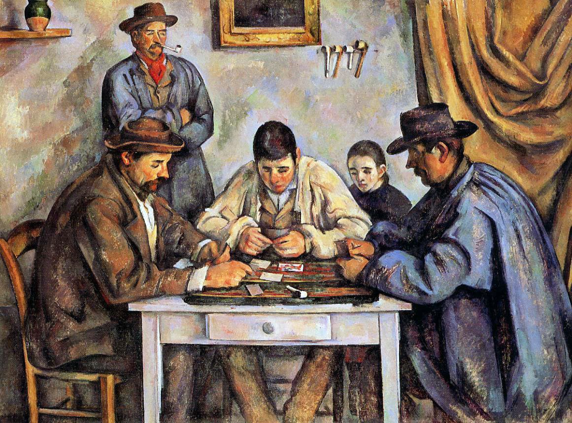 폴 세잔 (Paul Cézanne), 카드 놀이 하는 사람들