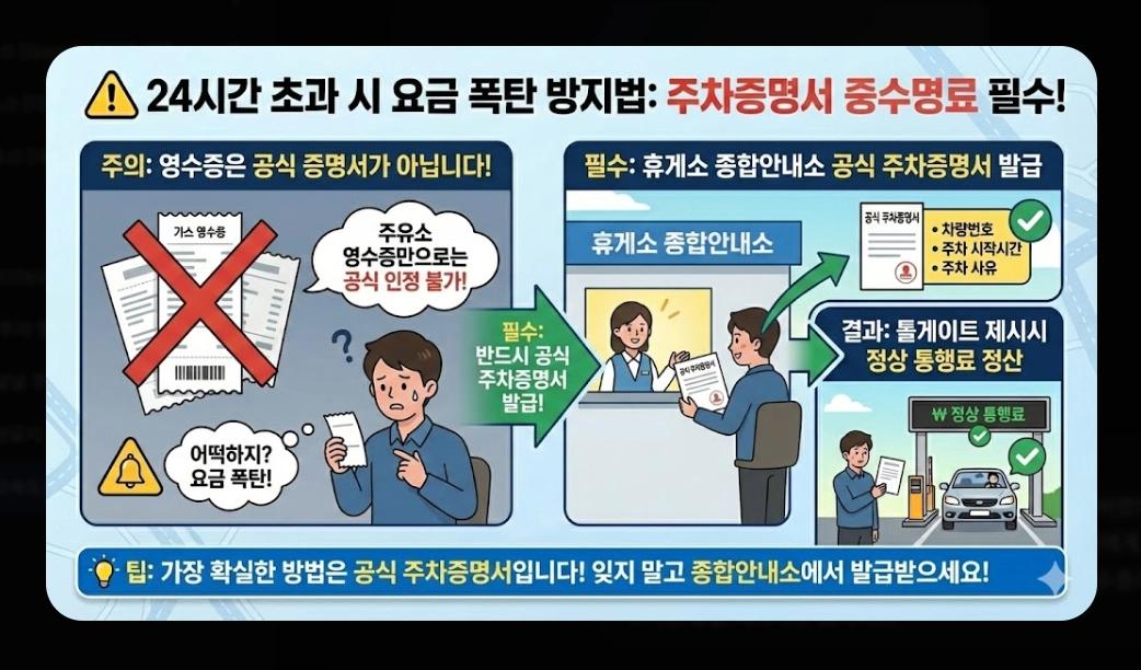 고속도로 휴게소 주차(2026년, 기본 규정, 안내 시스템)(+ 개방형 휴게소)