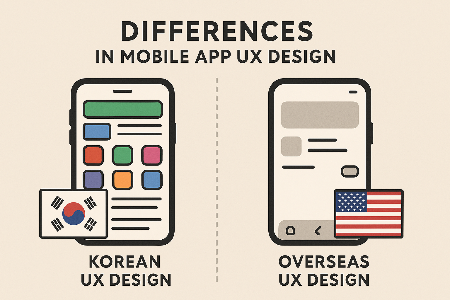 한국과 해외의 UX 디자인 차이