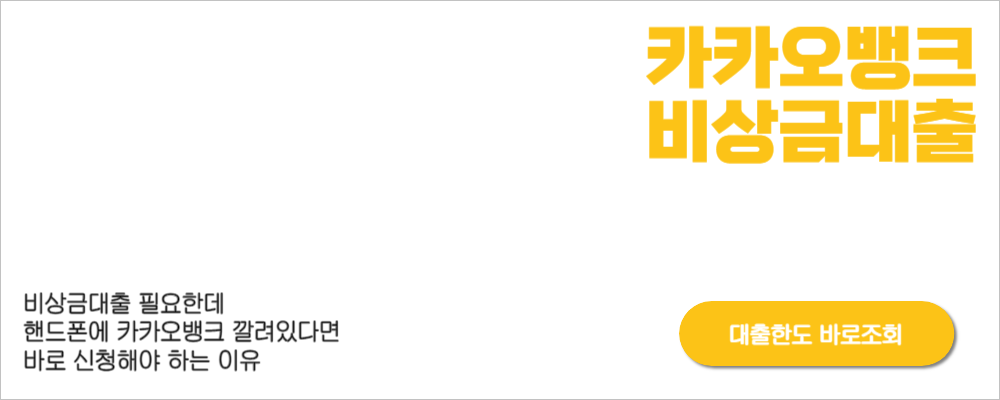 무직자 비상금대출