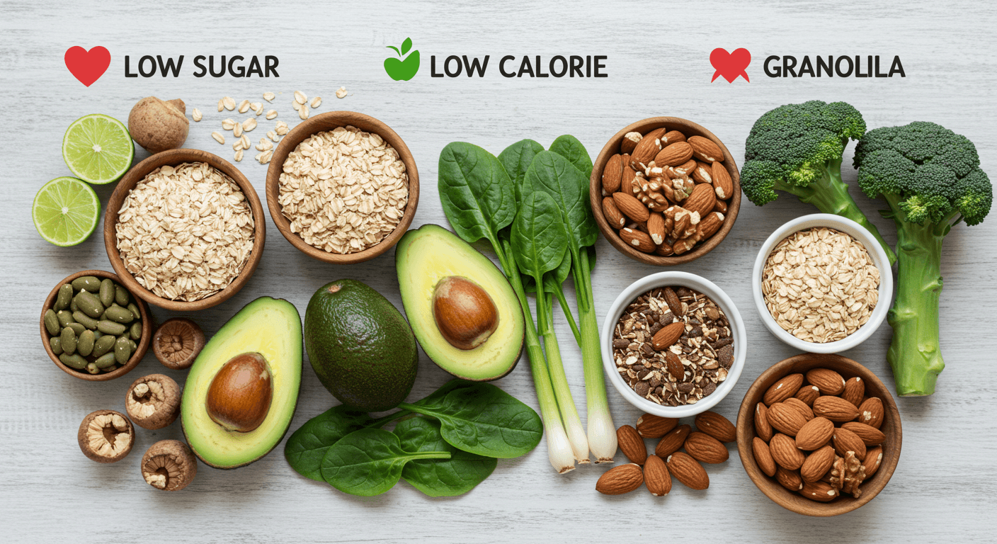 건강식단 트렌드 (저당, 저칼로리, 그래놀라)