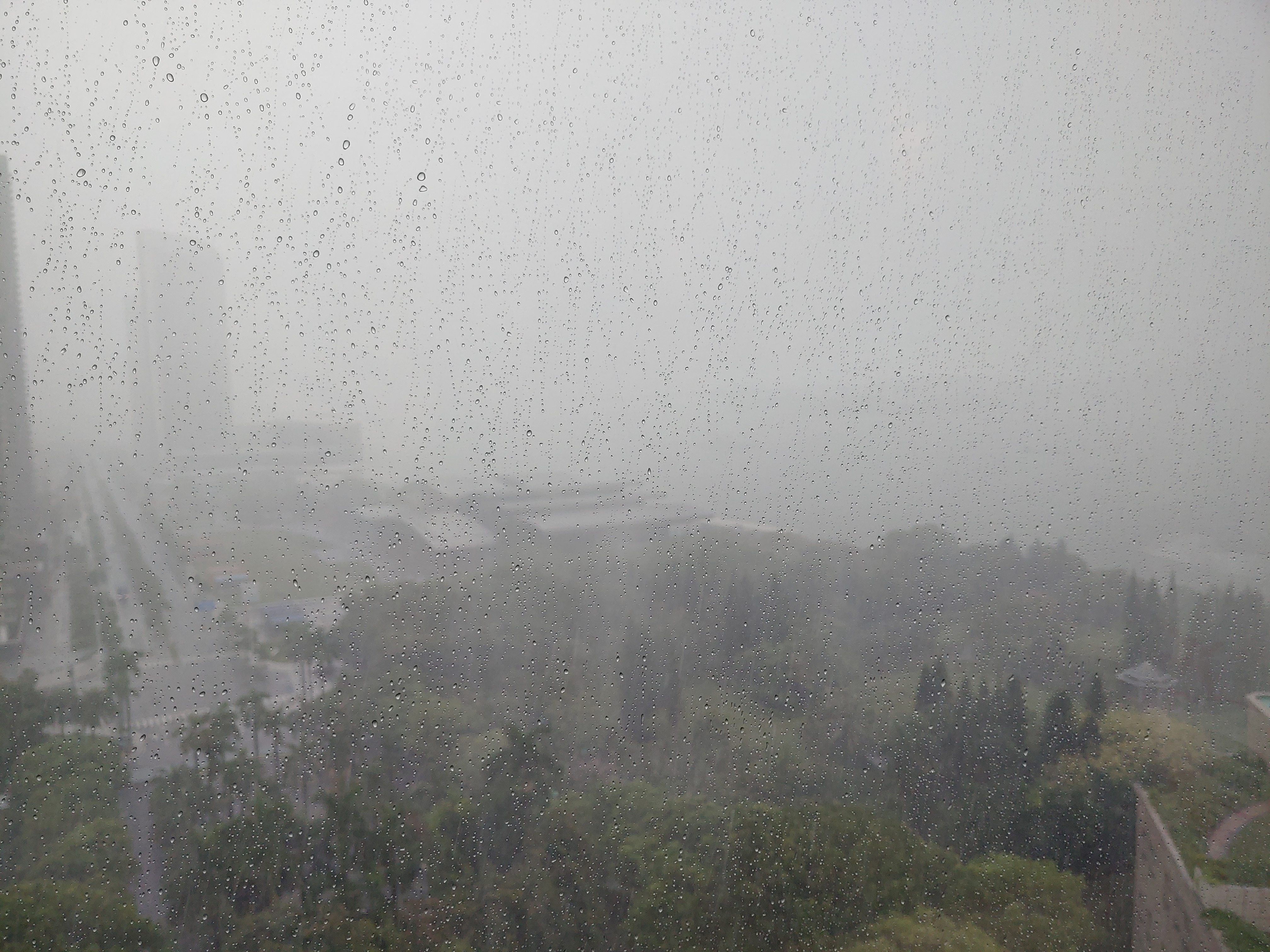 난샤 호텔 비오는 뷰