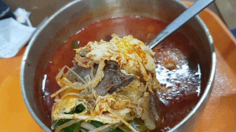 장안휴게소 - 버섯육계장