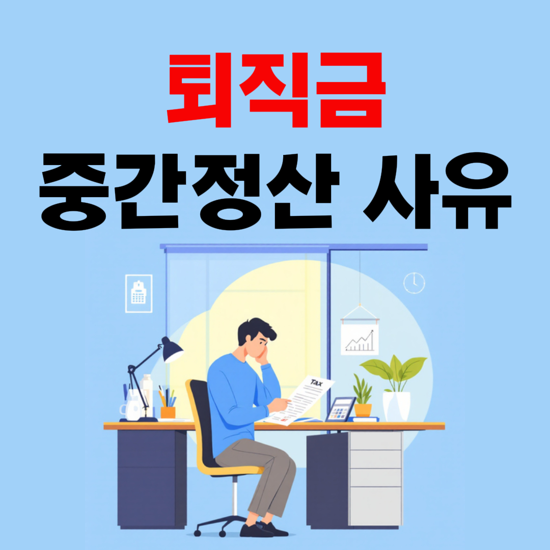 퇴직금 중간정산 사유｜주택구입&middot;전세&middot;의료비 조건
