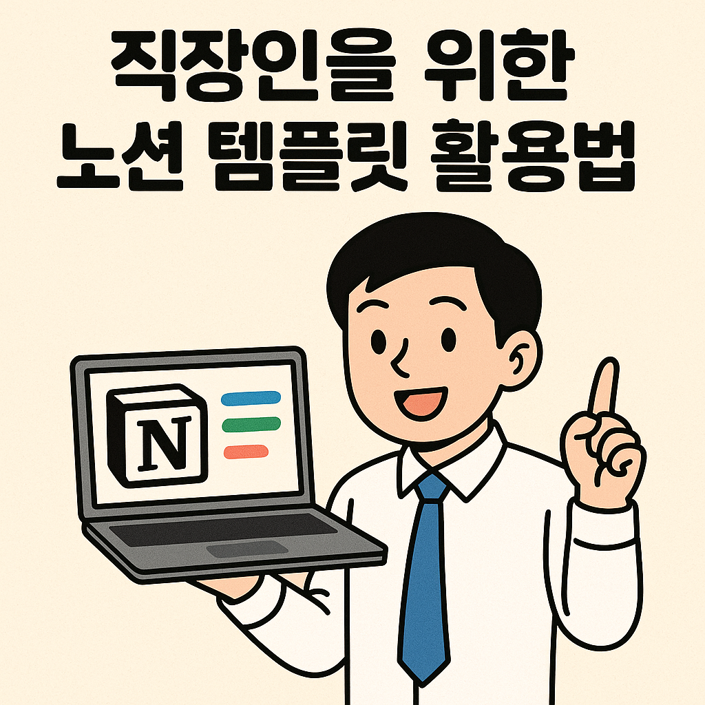 직장인을 위한 노션 템플릿 활용법