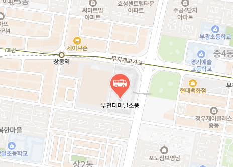 부천버스터미널 위치-지도