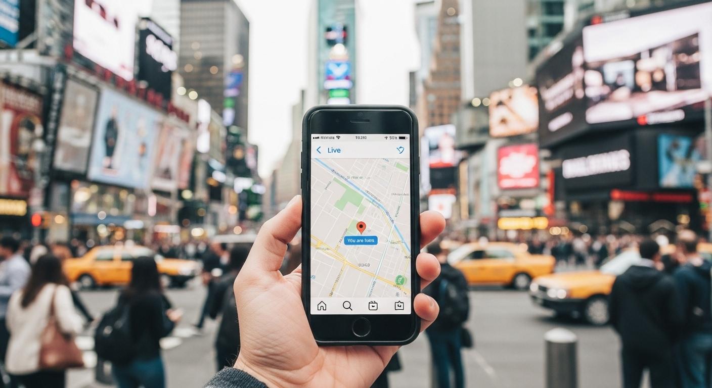 인스타 실시간 위치