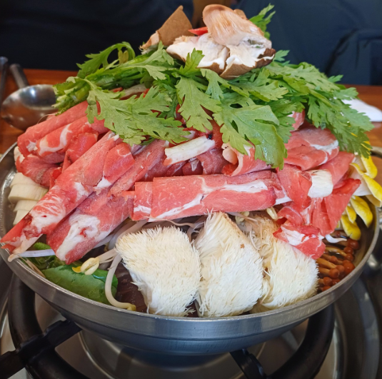 6시내고향 포천 버섯 한우 샤브샤브