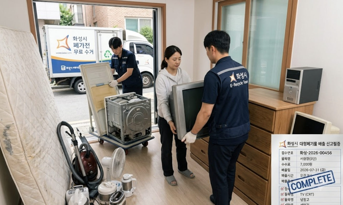 화성시 폐가전 무료 방문수거