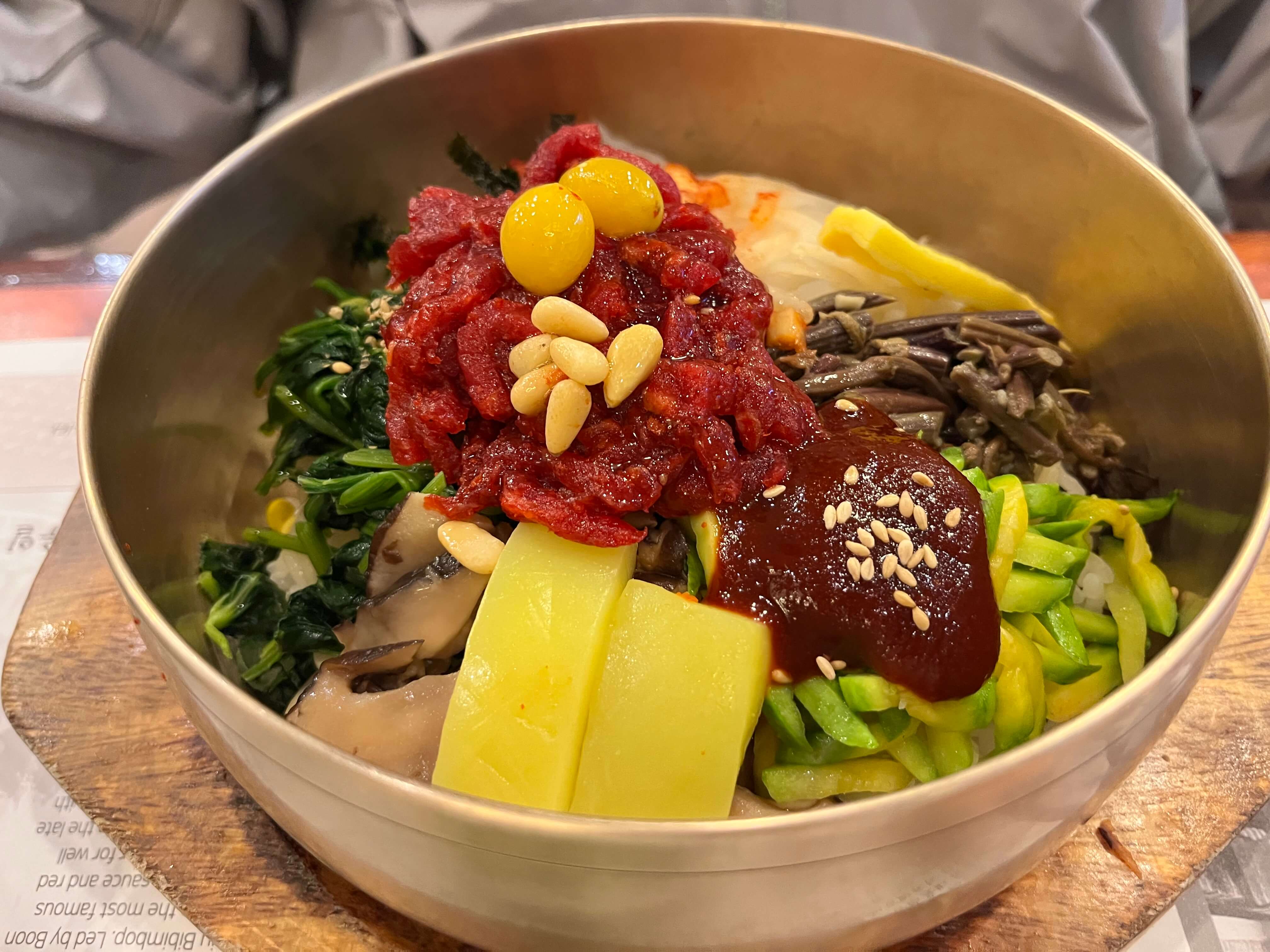 전주 한옥마을 비빔밥 맛집 한국집 육회비빔밥