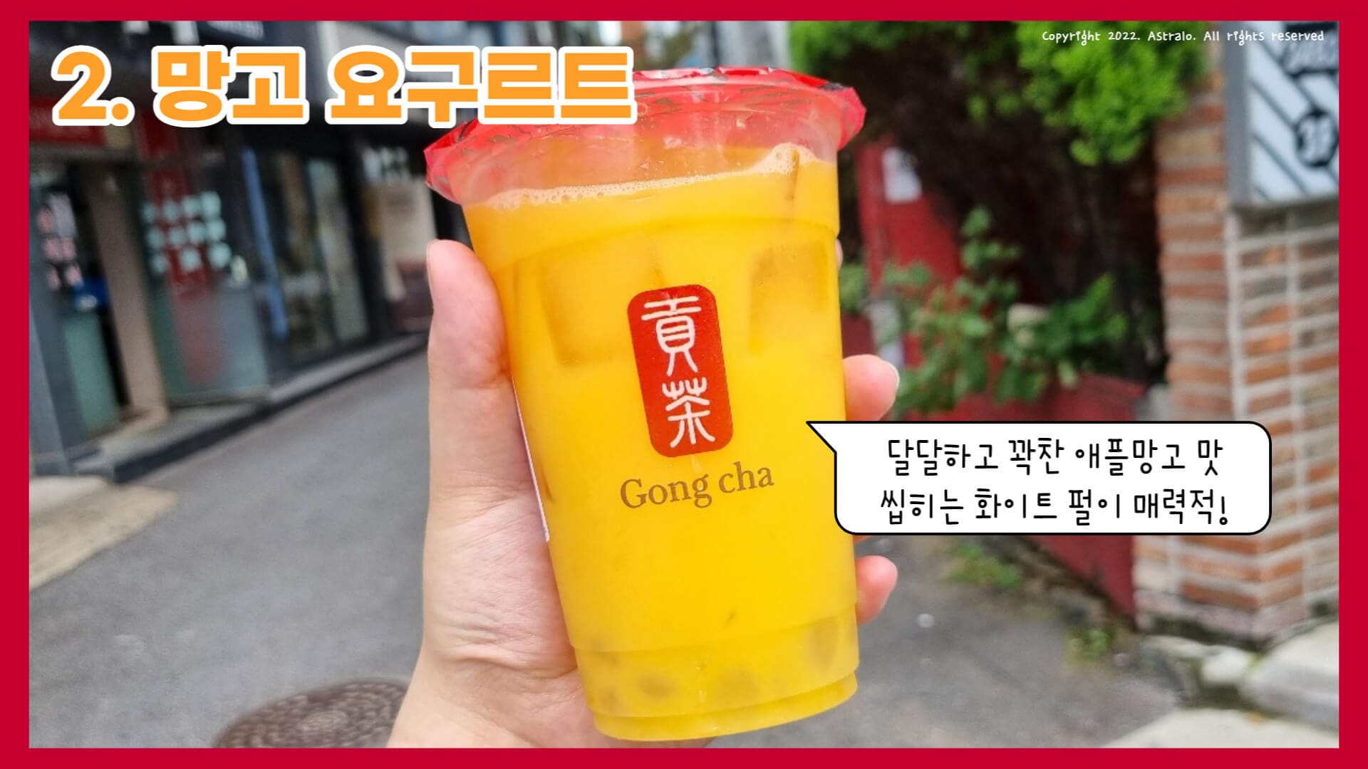 공차-망고-요구르트