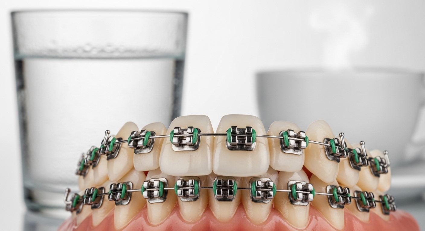 교정기치아착색