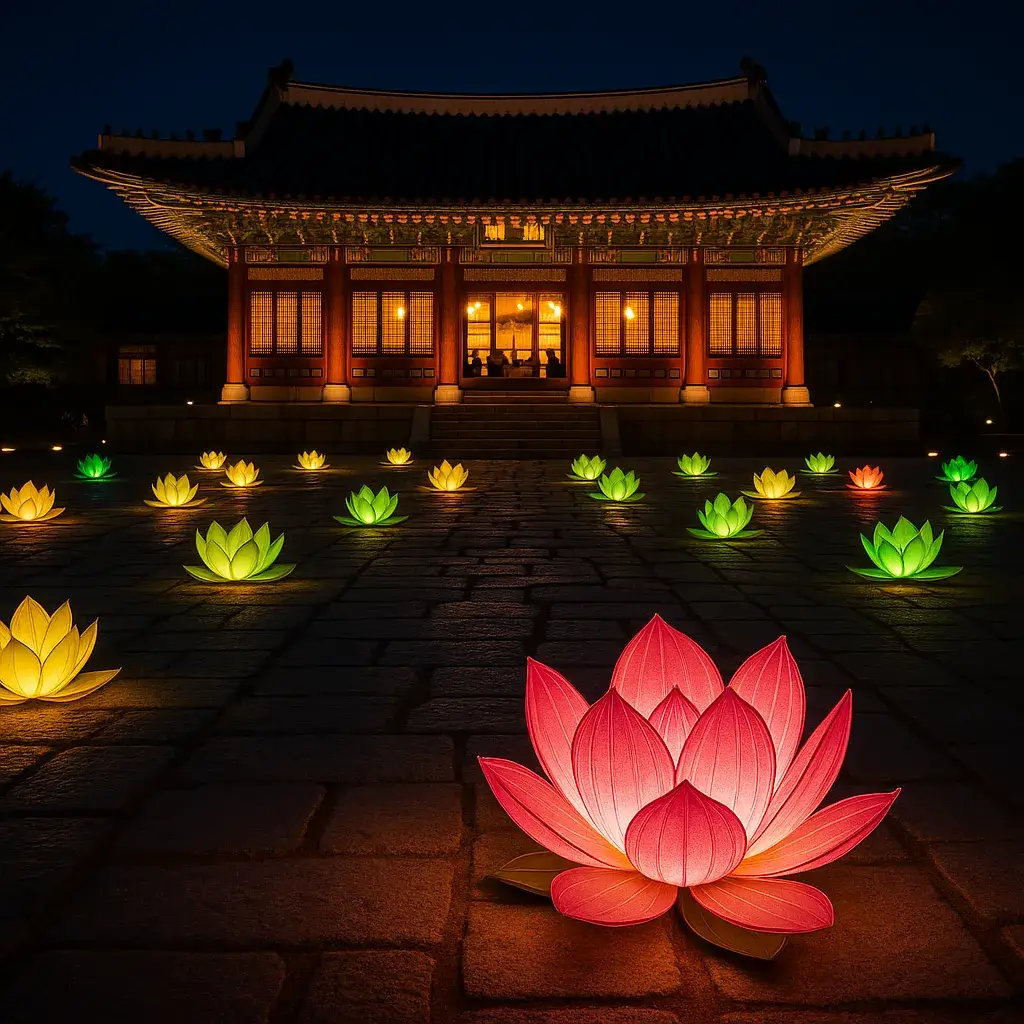 창경궁 물빛연화 전시회