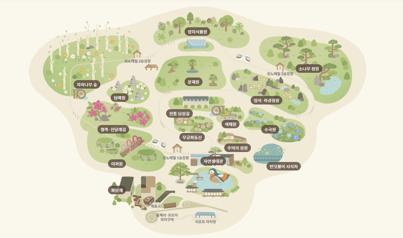 화담숲 모노레일 예매하기