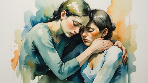 INFP는 타인의 감정에 쉽게 공감합니다. 그러나 그만큼 자신의 감정도 깊이 흔들립니다에 관한 그림