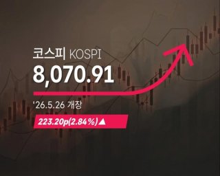 코스피 8000선 재돌파
