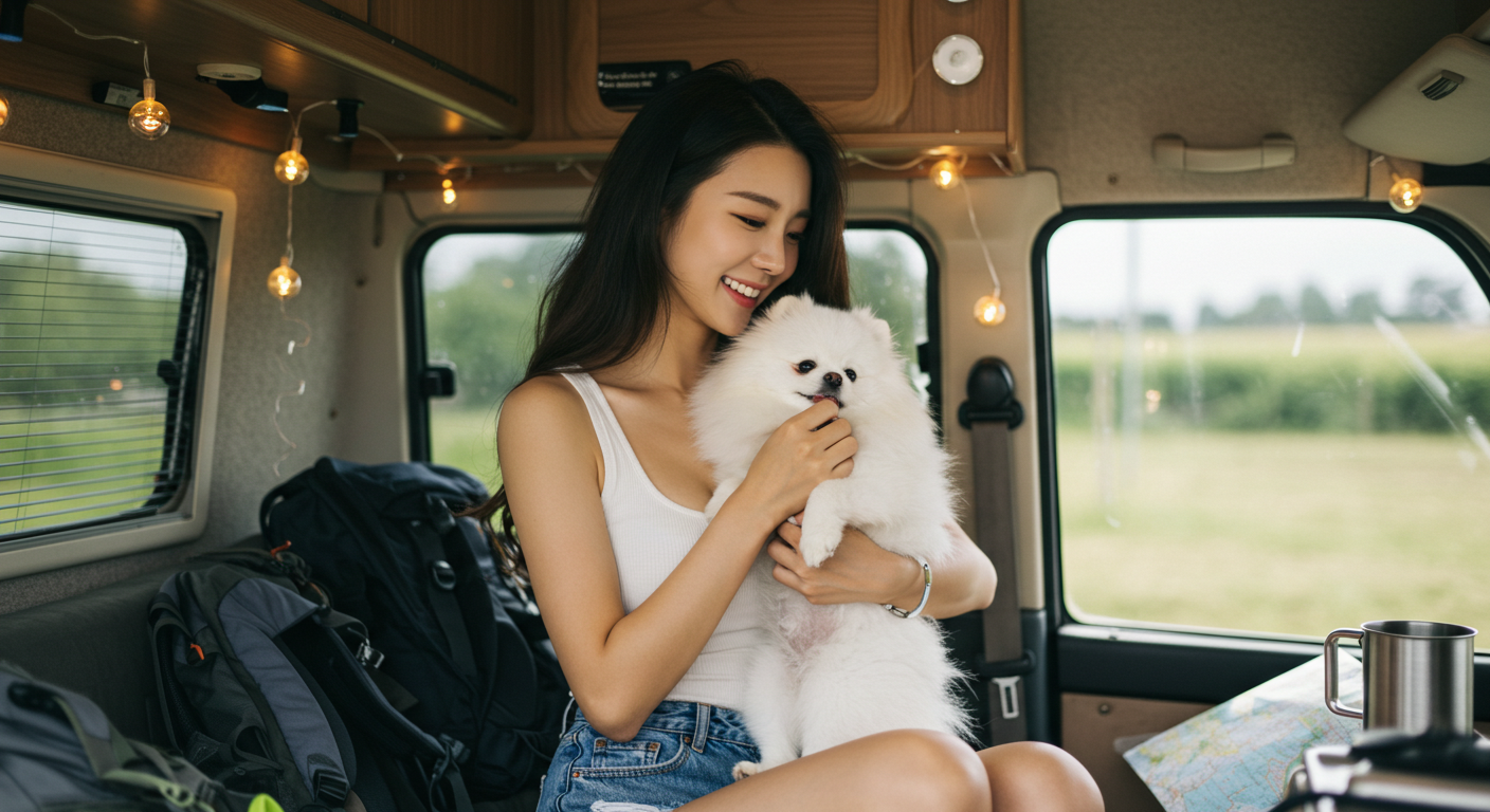 강아지 동반 캠핑카 여행