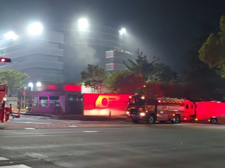 국가정보자원관리원 화재 관련 사진