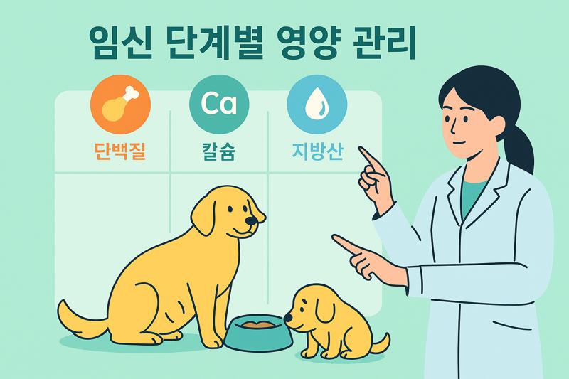 수의사가 알려주는 임신 단계별 최적의 영양 공급법