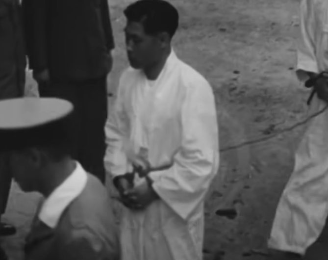 임화수 공판 사진(출처 : KTV)